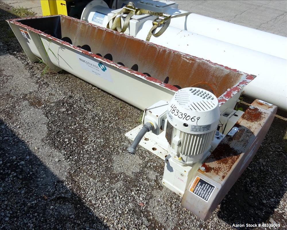 Used Mac Process Screw Conveyor, Carbon Steel.