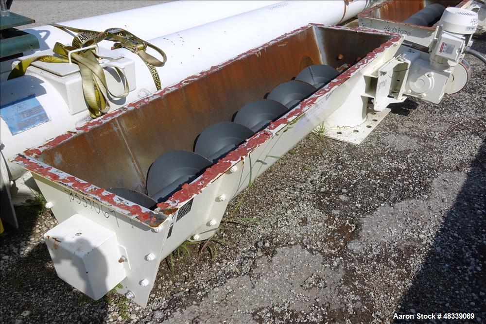 Used Mac Process Screw Conveyor, Carbon Steel.