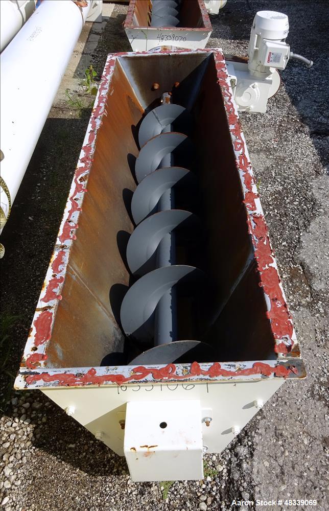 Used Mac Process Screw Conveyor, Carbon Steel.