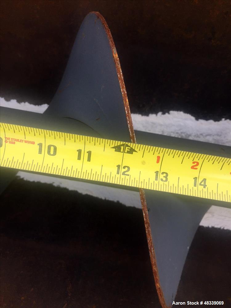 Used Mac Process Screw Conveyor, Carbon Steel.