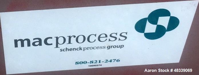 Used Mac Process Screw Conveyor, Carbon Steel.
