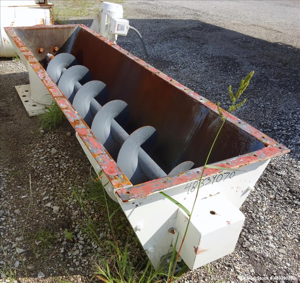 Used Mac Process Screw Conveyor, Carbon Steel.