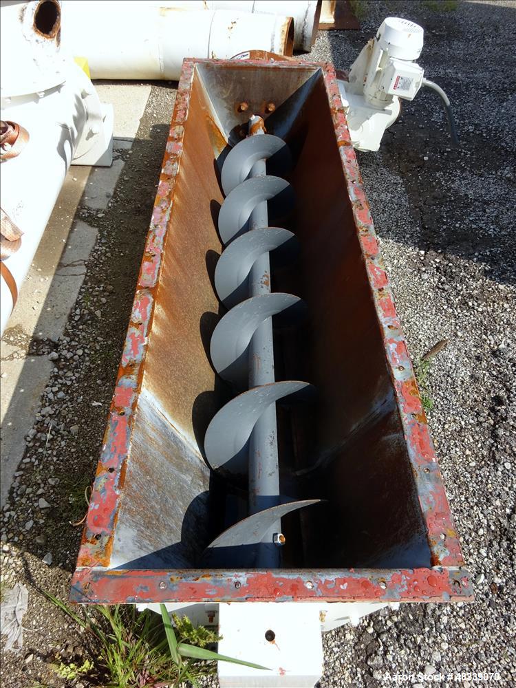 Used Mac Process Screw Conveyor, Carbon Steel.