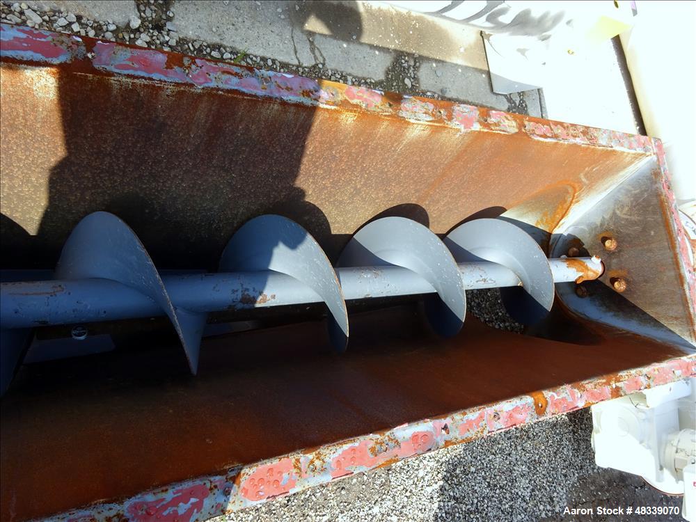 Used Mac Process Screw Conveyor, Carbon Steel.