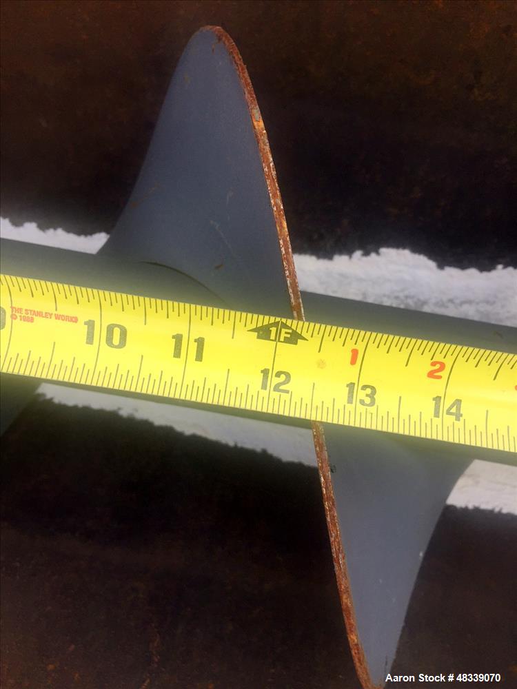 Used Mac Process Screw Conveyor, Carbon Steel.