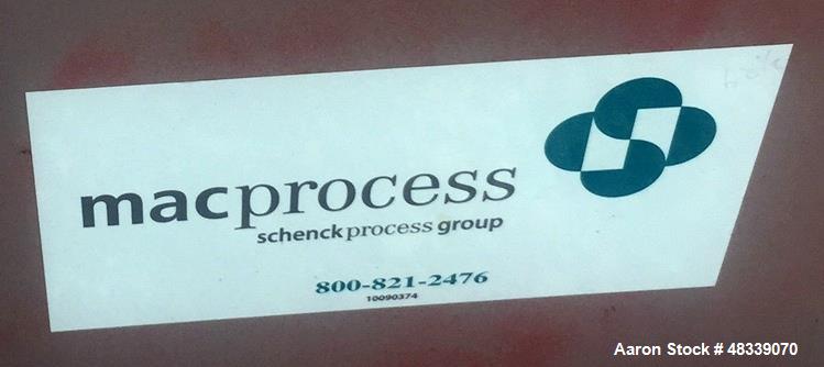 Used Mac Process Screw Conveyor, Carbon Steel.