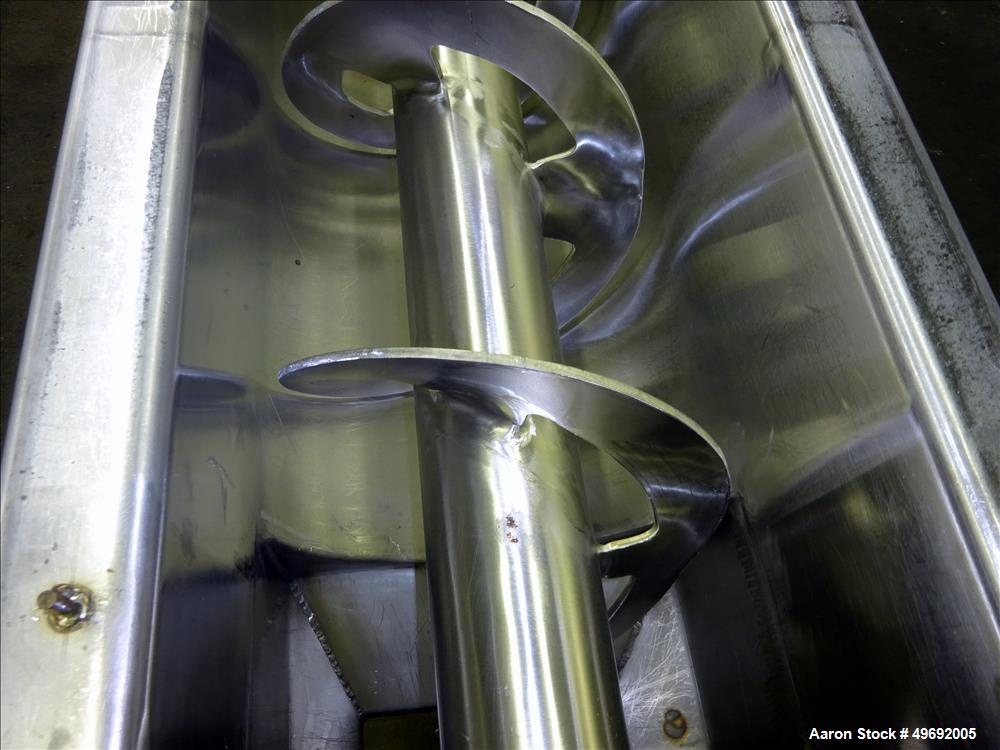 Used Martin Conveyor Division Screw Conveyor, 304 Stainless Steel.