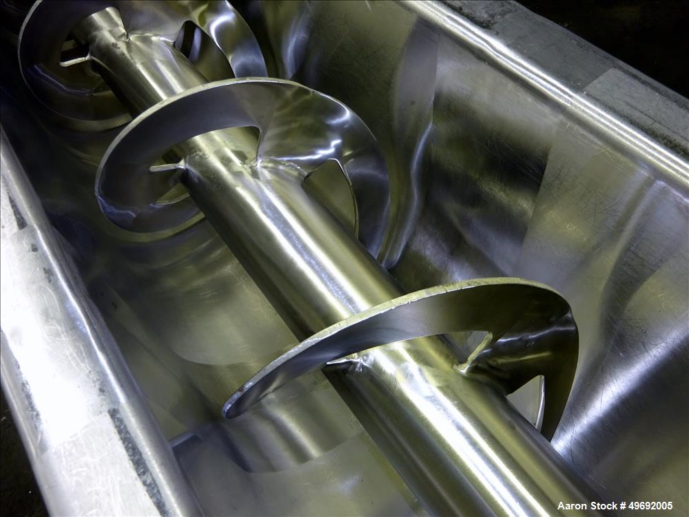 Used Martin Conveyor Division Screw Conveyor, 304 Stainless Steel.