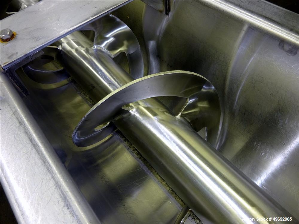 Used Martin Conveyor Division Screw Conveyor, 304 Stainless Steel.