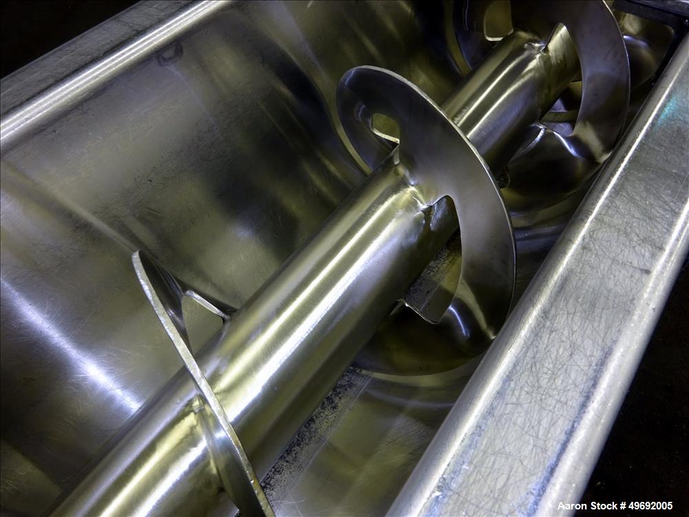 Used Martin Conveyor Division Screw Conveyor, 304 Stainless Steel.