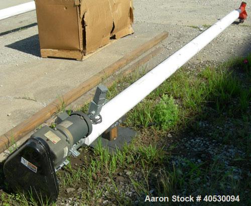 Used Screw Conveyor, carbon steel. Approximately 3" diameter x 234" long. Enclosed tube 4" diameter, electrically heated and insulated. Driven by a 3/4 hp, 3/60/208-230/460 volt, 1725 rpm motor with ...