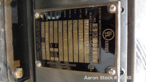Used Dalex Screw Conveyor, 304 Stainless Steel, Horizontal. 9" Diameter x 111" long x 4" pitch screw. 10'' x 10'' Side opening, (3) 10'' bottom outlets. Trough measures 10" wide x 122" long x approxi...