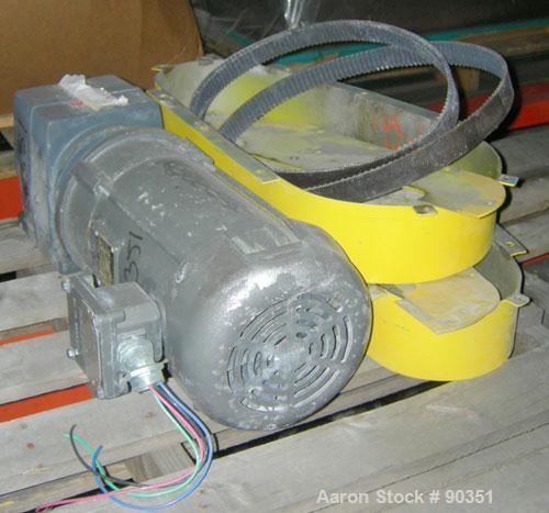Unused- Screw conveyor, 316 stainless steel, vertical section.9" diameter screw x approximately 102" long x 2" pitch.Tubular trough 10" diameter.Driven by a 5 hp, 3/60/230/460 volt, 1725 rpm XP gear ...