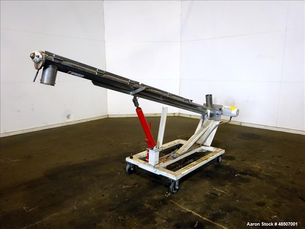Used S. Howes Screw Conveyor, Model 4SC10, 304 Stainless Steel.