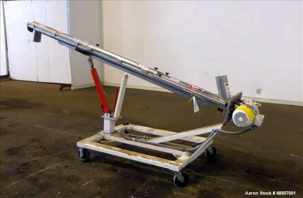 Used S. Howes Screw Conveyor, Model 4SC10, 304 Stainless Steel.