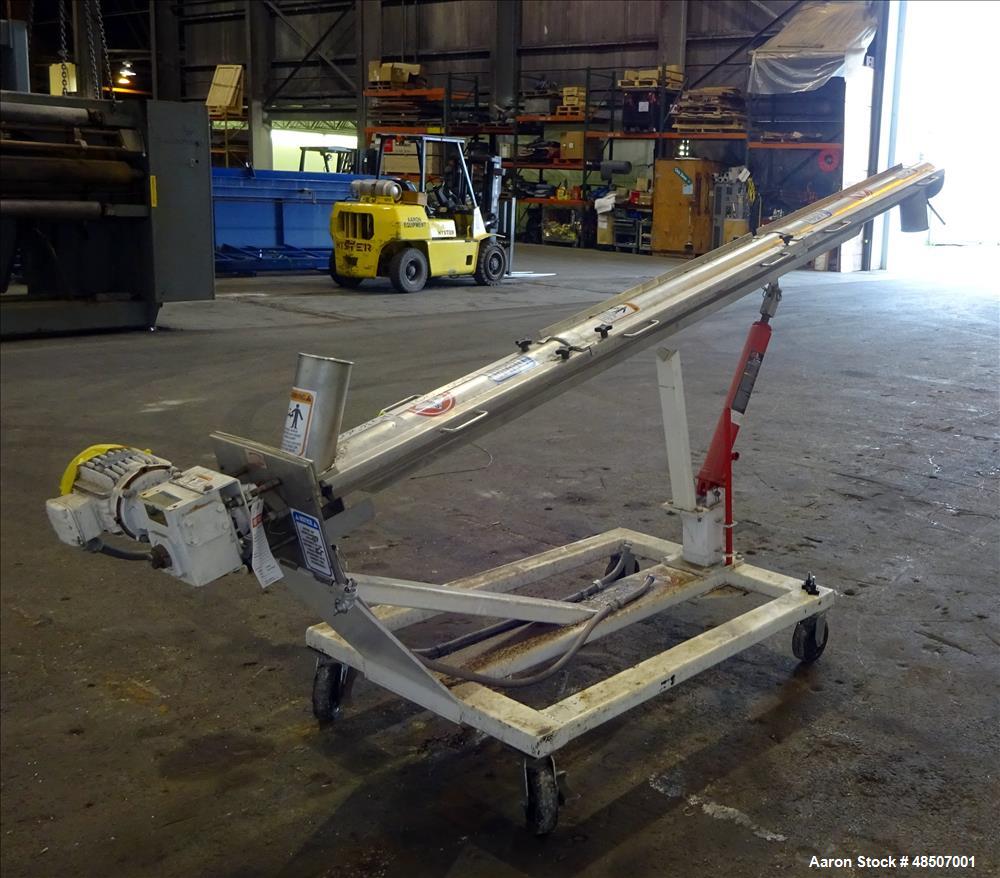 Used S. Howes Screw Conveyor, Model 4SC10, 304 Stainless Steel.