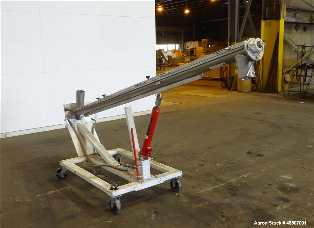 Used S. Howes Screw Conveyor, Model 4SC10, 304 Stainless Steel.