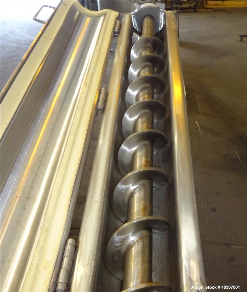Used S. Howes Screw Conveyor, Model 4SC10, 304 Stainless Steel.