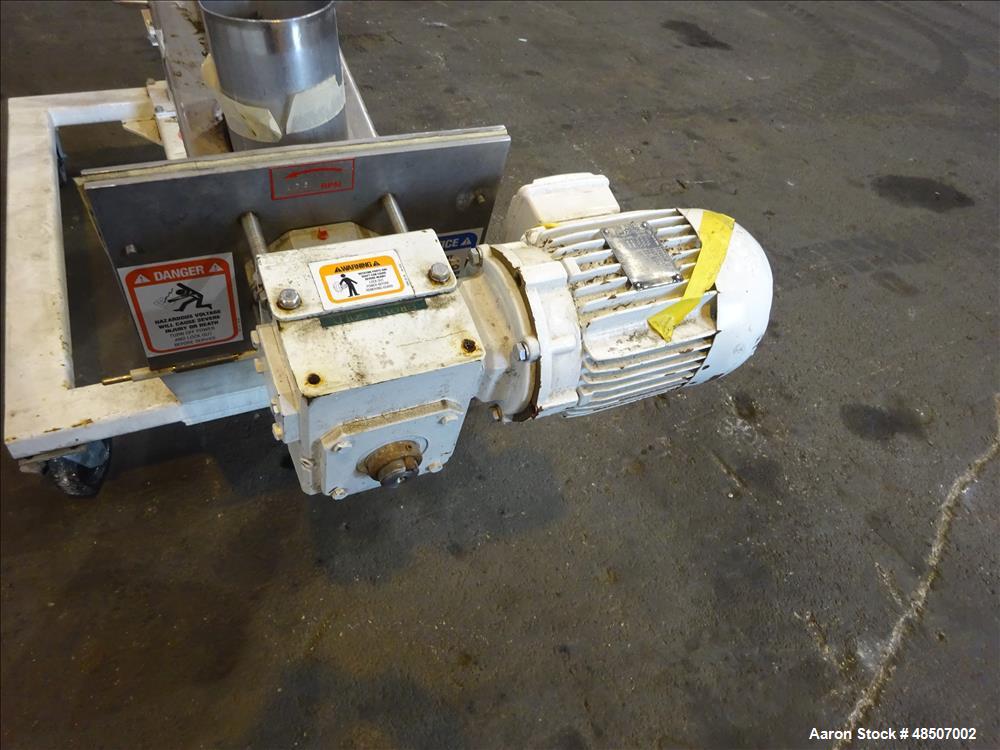 Used S. Howes Screw Conveyor, Model 4SC10, 304 Stainless steel.
