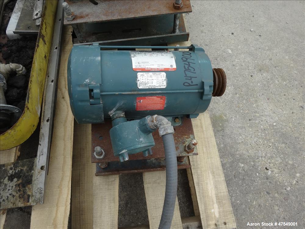 Used Thomas Conveyor Company Screw Conveyor, 304 Stainless Steel, Horizontal.