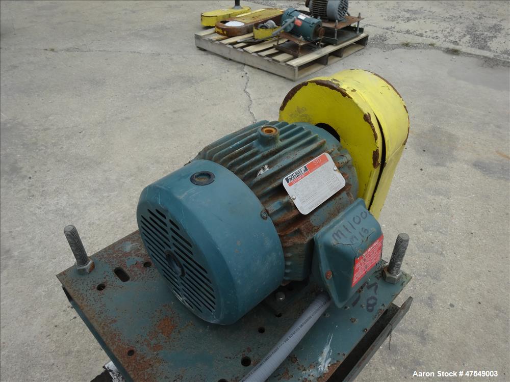Used Thomas Conveyor Company Screw Conveyor, 304 Stainless Steel, Horizontal.