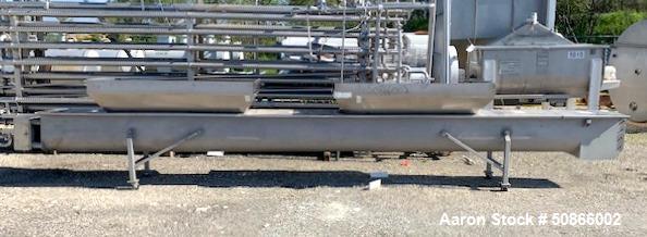 Used Screw Conveyor, Stainless Steel.
