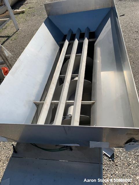 Used Screw Conveyor, Stainless Steel.