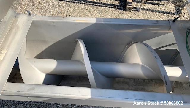Used Screw Conveyor, Stainless Steel.