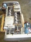 Used-Double Screw Conveyor Distribution Package. Twin 9