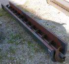 Used Screw conveyor section, carbon steel, consisting of (1) 9