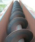 Used Screw conveyor section, carbon steel, consisting of (1) 9