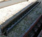 Used Screw conveyor section, carbon steel, consisting of (1) 6