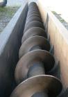 Used Screw conveyor section, carbon steel, consisting of (1) 6