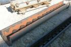 Used- Screw conveyor section, carbon steel, consisting of (1) 9