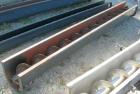 Used Screw conveyor section, carbon steel, consisting of (1) 9