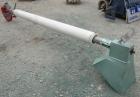 Used Hutchinson Wil-Rich Manufacturing Screw Conveyor, carbon steel. Approximately 3 1/2