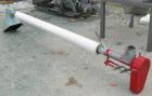 Used Hutchinson Wil-Rich Manufacturing Screw Conveyor, carbon steel. Approximately 3 1/2