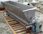 Used Screw conveyor, 304 stainless steel, horizontal. 9