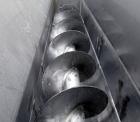Used Screw conveyor, 304 stainless steel, horizontal. 9