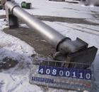 Used Hydrolift Vertical Screw Conveyor, 304 stainless steel. 16