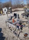 Used Incline screw conveyor, 304 stainless steel. 6