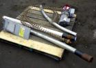 Used Flexible Screw Conveyor, Carbon Steel. Approximate 2-5/8