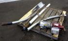 Used Flexible Screw Conveyor, Carbon Steel. Approximate 2-5/8