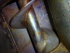 Used Screw conveyor, 304 Stainless Steel.