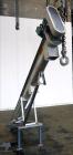Used Incline Screw Conveyor, 304 Stainless Steel. 6