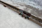 Used Screw Conveyor, Horizontal. Carbon steel screw 6