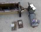 Used Screw Conveyor, Horizontal. Carbon steel screw 6