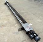 Used Screw Conveyor/Continuous Mixer, 304 Stainless Steel, Horizontal.