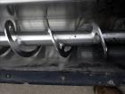 Used Screw Conveyor/Continuous Mixer, 304 Stainless Steel, Horizontal.