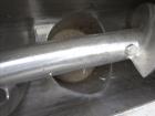 Used Screw Conveyor/Continuous Mixer, 304 Stainless Steel, Horizontal.